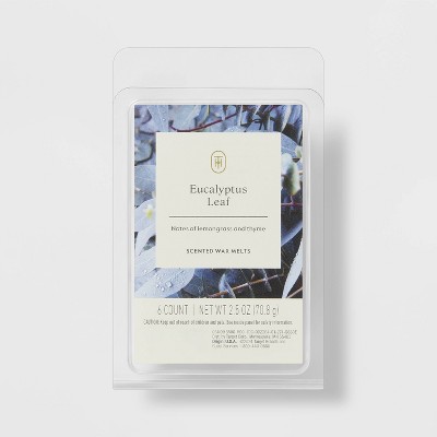 6ct Eucalyptus Leaf Wax Melts 2.5oz - Threshold™