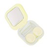 Unique Bargains Portable Square Contact Lens Case Light Yellow 1 Set - 3 of 4