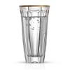 JoyJolt Windsor Crystal Highball Glasses - Set of 2 Tall Elegant Drinking Glassware with Gold Rim - 8.7 oz - 3 of 4