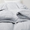Peace Nest All-Season Medium Warmth Solid Pattern Duvet Insert White Goose Feather Comforter - 2 of 4