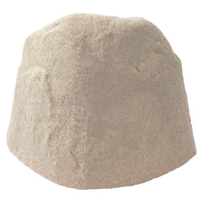 Emsco 16.5" Resin Medium River Rock Statuary - Sand