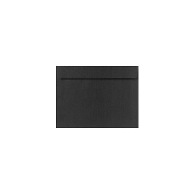 LUX 6 x 9 Booklet Envelopes  Black Linen 4820-BLI-250