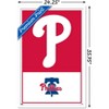 Trends International MLB Philadelphia Phillies - Logo 22 Framed Wall Poster Prints - 3 of 4