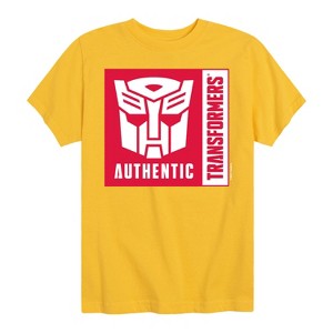 Boys' - Transformers - Red Logo Short Sleeve Graphic T-Shirt - 1 of 3