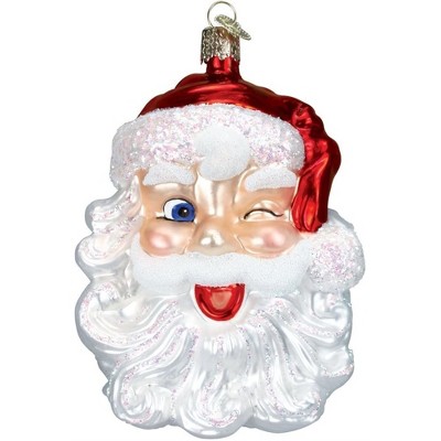 Old World Christmas Glass Blown Ornament for Christmas Tree, Nordic Santa