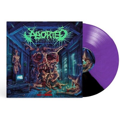 Aborted - Vault of Horrors - Purple Black Split (Gatefold LP Jacket Colored Vinyl Purple Black)