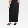 Women's High-Rise Brushed Ribbed Maxi Skirt - A New Day™ - 2 of 3