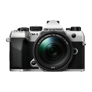 OM SYSTEM OM-5 Mark II Silver Mirrorless Camera with 14-150mm Lens Kit - 1 of 4