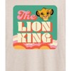 Women's - The Lion King - Simba Retro Logo Oversized Graphic T-Shirt - image 2 of 4