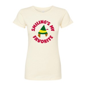 Women's - ELF - Christmas Family Set Smilings My Favorite Fitted Graphic T-Shirt - 1 of 3