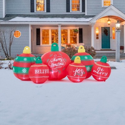 BrylaneHome Christmas Inflatable Ornaments-Gift Boxes
