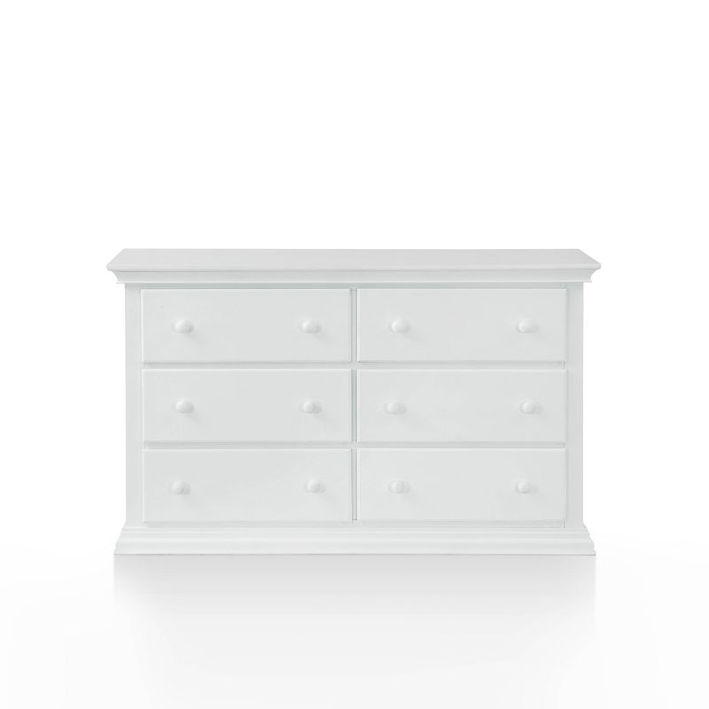 Suite Bebe Hayes Universal 6 Drawer Double Dresser - White, 3 of 8