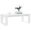Clihome Sleek Freestanding Rectangular Coffee Table, Modern Minimalist Design with Sturdy Build for Contemporary Living Room - 2 of 4