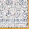 Gertmenian 5'2"x7' Tropea Darcy Rectangle Woven Indoor/Outdoor Accent Rug Blue: Machine Made, Polypropylene, Fade-Resistant - 2 of 4
