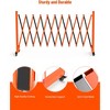 Expandable Garden Fence, Portable Folding Barricade Gate Outdoor with 360°Casters,Retractable Fence with Reflective Sticker - 3 of 4