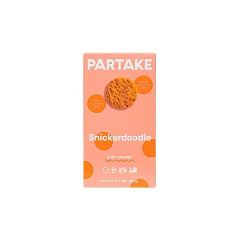 Partake Foods Chocolate Chip Soft Cookies - Case Of 6/5.5 Oz : Target