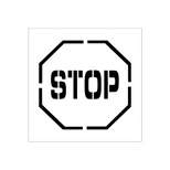 National Marker Stencil ""Stop"" 24"" x 24"" (PMS203) 