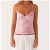 Nmoder  Women's Sequin Cami Top Sexy V Neck Open Back Criss Cross Straps Tank - 2 of 4