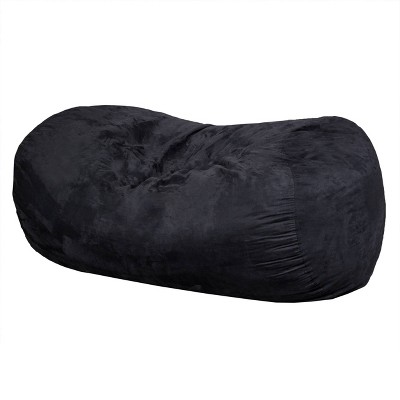 6.5' Asher Faux Suede Beanbag - Christopher Knight Home