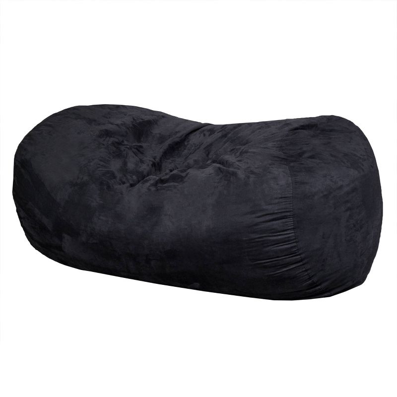 6.5' Asher Faux Suede Beanbag - Christopher Knight Home, 1 of 6