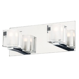 ET2 Lighting Blocs 2 - Light Vanity in  Polished Chrome - 1 of 4