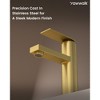 YAWWALK Single Handle Single Hole Bathroom Faucet with Valve - 3 of 4