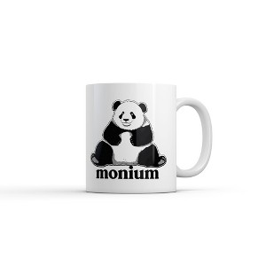 Crazy Dog T-Shirts Pandamonium Mug Funny Sarcastic Panda Graphic Novelty Coffee Cup-11oz - 1 of 4