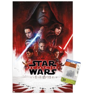 Trends International Star Wars: The Last Jedi - One Sheet (No Billing Block) Unframed Wall Poster Prints - 1 of 4