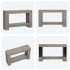 Console Table for Entryway, Entry Accent Table for Living Room, Long Console Table with Storage, 2-Tier Farmhouse Hallway Table - 4 of 4