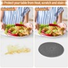 Itopfox Trivet Mats Set for Hot Dishes, Heat Resistant Pot Holders for Kitchen Counter and Table, Anti Stain Hot Pads for Pots and Pans - 4 of 4