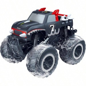 1: 16 Waterproof Monster Truck RC Car 4WD Off - Road Toy,RC Cars Remote Control Car Truck Toys 4WD All Terrain Off-Road Car - 1 of 4