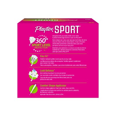 Playtex Sport Plastic Tampon Ultra Absorbency - 36ct_7