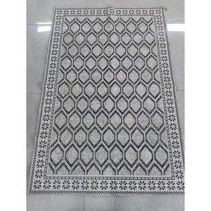 Nasitip Area Rug Soft Contemporary Carpet, Geometric Checkered Floor Cover Ultra-Thin Modern Diamond Pattern Rug for Bedroom Office - 1 of 1