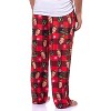 Elf The Movie Men's Santa's Coming! Christmas Tossed Sleep Pajama Pants Red - 4 of 4