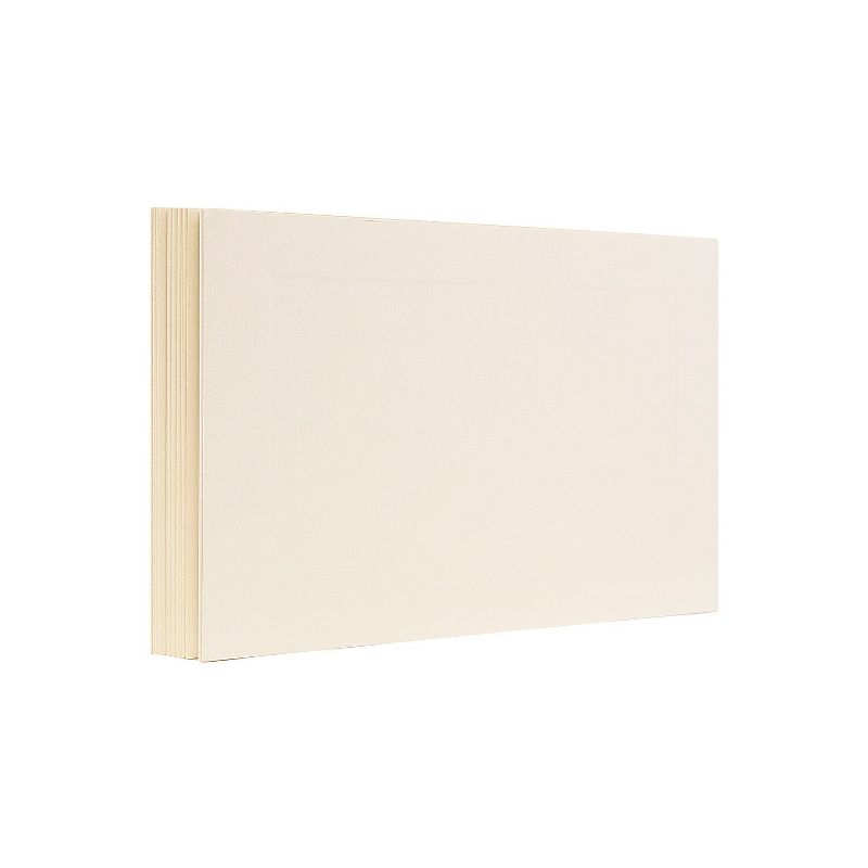 JAM Paper Smooth Personal Notecards Ivory 500/Box (0175995B), 2 of 3