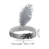 Unique Bargains Women's Feathers Faux Diamond Headbands 1 Pc - 4 of 4