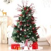 Aoibox 30 pcs 2.36 inch Red Green White Christmas Ornaments Set Shatterproof Balls for Tree Wreath Garland Holiday Home Decor - 4 of 4