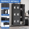 Garvee Metal Storage Cabinet with 9 Doors for Office and Industrial, Employee Organization Solution for Home, Workplace, Gym, Educational Facilities - 4 of 4