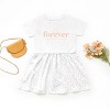 The Juniper Shop Forever Chasing Sunsets Sun Toddler Dress - 5/6T - White Spot - 2 of 4