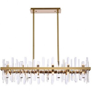 Elegant Lighting Serena 24 - Light Chandelier in  Satin Gold - 1 of 4