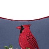 C&F Home Christmas Cardinal On Nocturnal Snowy Branch Pillow - 2 of 4