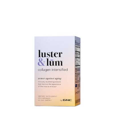 Luster & Lum Collagen Intensified Dietary Supplements - 120ct