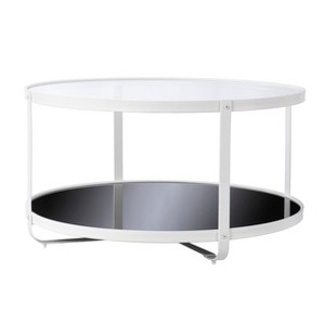 Vimmerly Glass-Top Cocktail Table - CK1131400 - White - SEI - 1 of 4