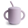 Mushie Silicone Training Cup + Straw - 3 of 4