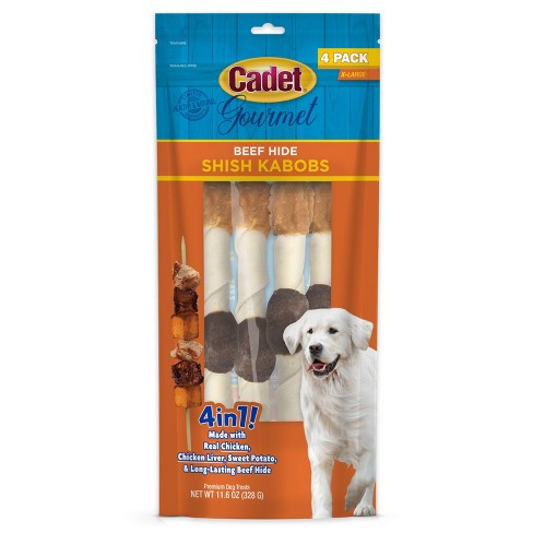 Beefeaters beefhide kabob dog treats hotsell