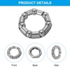 Unique Bargains Stainless Steel Repair Accessories Bike Ball Crank Bearings 4 Pcs - 3 of 4