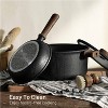 BRINJOY 16-Piece Titanium Nonstick Cookware Set - Induction Kitchen Pots & Pans Set, PFOS/PFOA-Free, Black - 4 of 4
