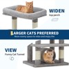 74" Large Cat Tree for Big Cats,Multi-Level Tower with Scratching Posts, Condo, Perches - 2 of 4