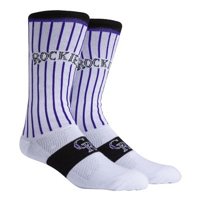  MLB Colorado Rockies Uniform Premium Crew Socks 