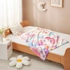 Cozy Bliss Kid Throw Reversible Plush Throw Blanket Printed Bedding Blanket,Twin for kids(PINK) - 3 of 4
